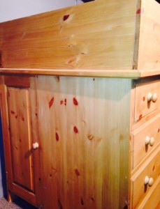 The 'secret' cabin bed door